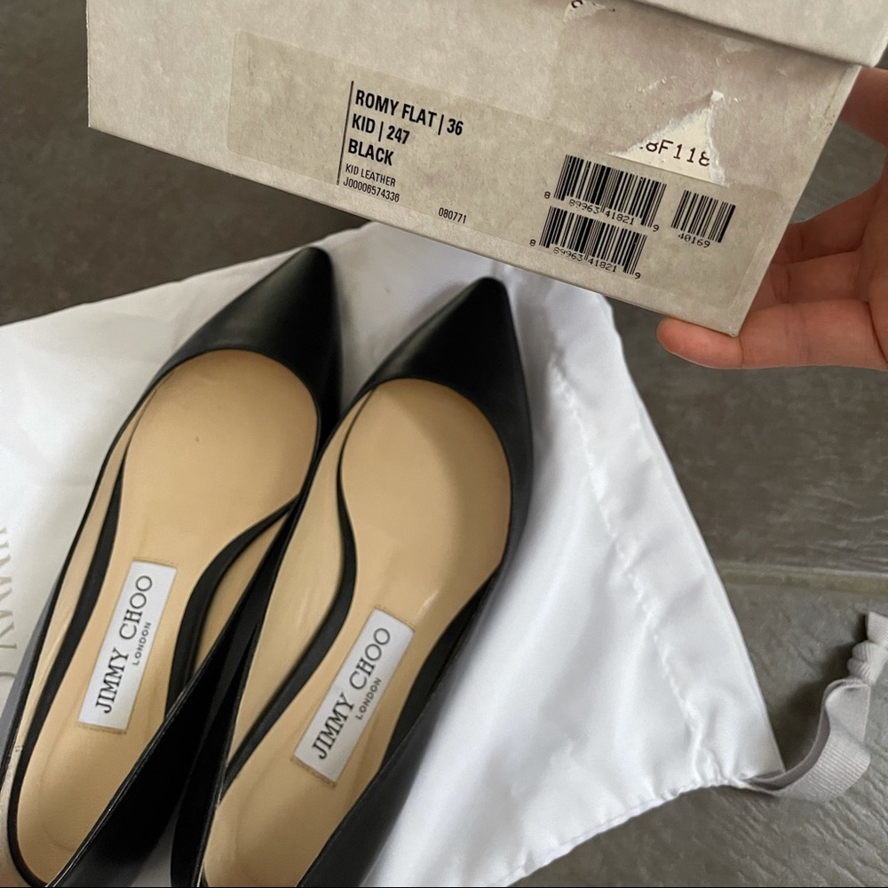 Jimmy Choo shoes with box and dust bag